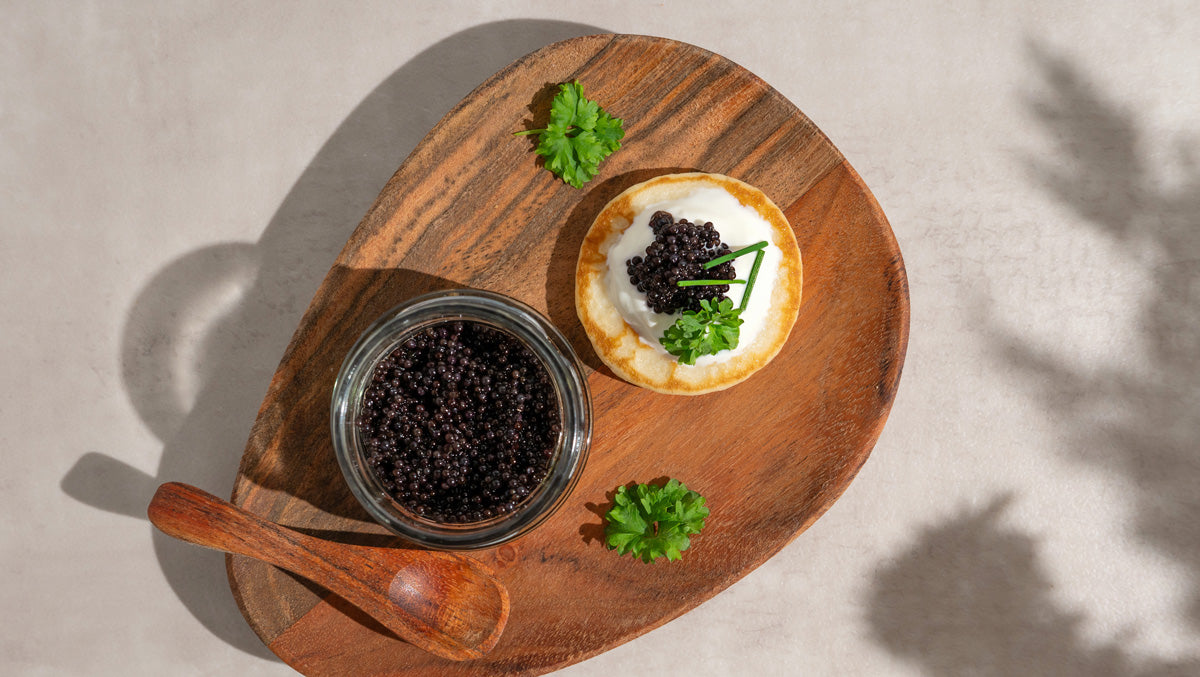 Caviar und Blinis - der Klassiker schlechthin