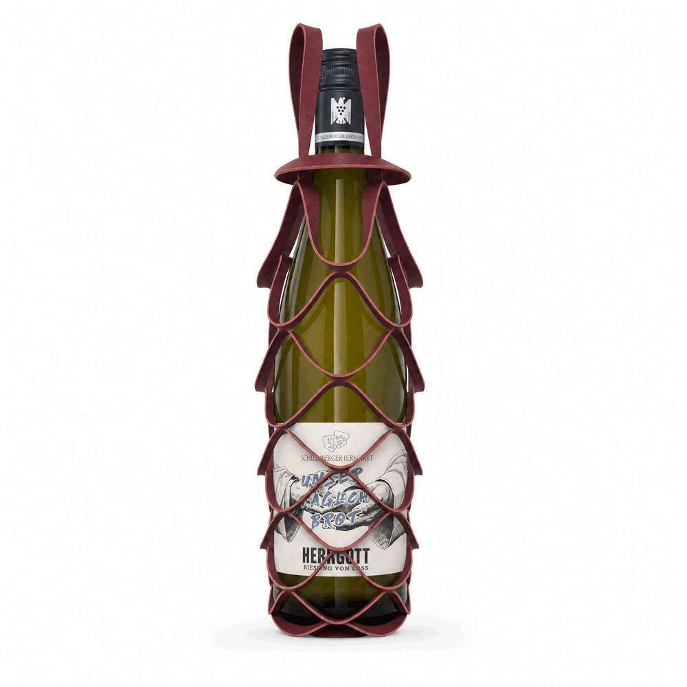 Vinstrip Flaschentasche BORDEAUX 0,75L von YUMA-Design