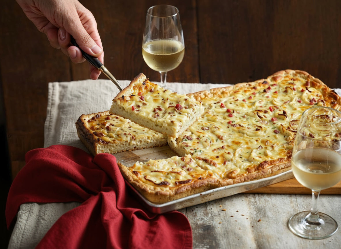 Silvaner & Zwiebelkuchen – ein Stück fränkische Heimat